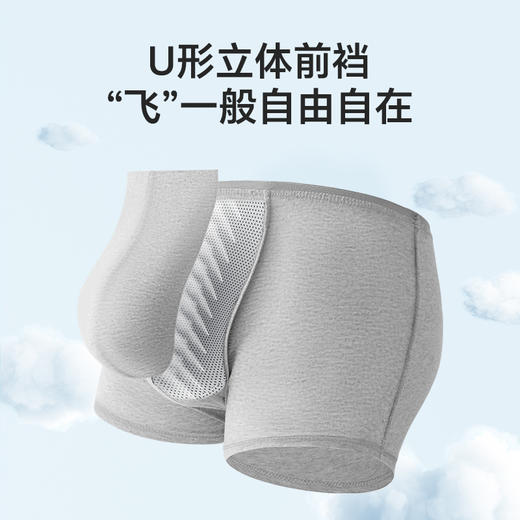 【无菌级】Freego「新包装平角裤」10A抗菌一次性纯棉平角裤男士 商品图1