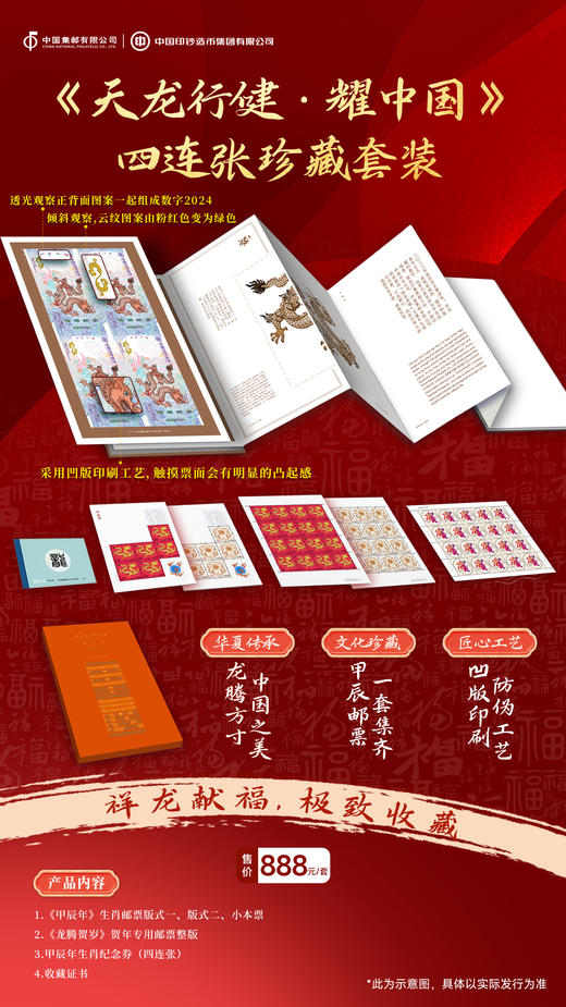 《天龙行健》甲辰年生肖纪念券系列 商品图2