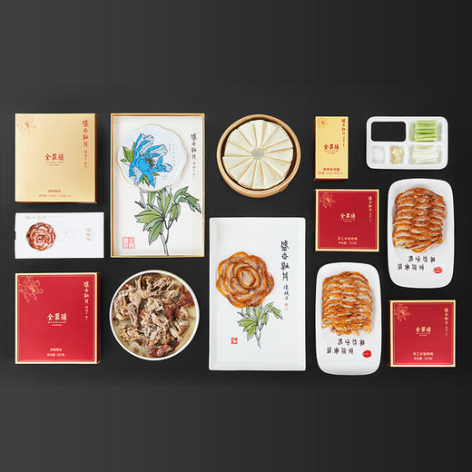 冷冻品~全聚德盛世牡丹手工片制烤鸭 商品图1