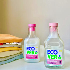 【洗衣液2瓶99元  柔顺剂+洗衣液89元  2瓶包邮 精致洗衣液】Ecover比利时进口 不含增稠剂、增泡剂 衣物洗涤更安心 睡莲香 湖州仓