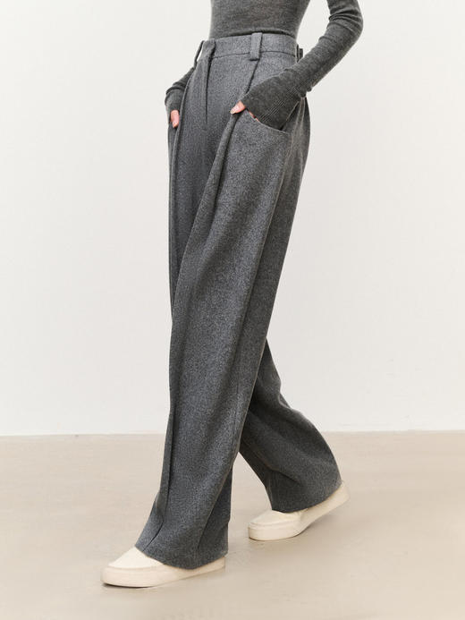 【高品质私服】【t*erow奢牌加厚全羊毛百搭直筒裤】周二（10.14）上午10点开始 轻松潇洒造型，360°藏肉显瘦显腿长，百搭不挑人【无标出货 介意慎拍】 商品图2