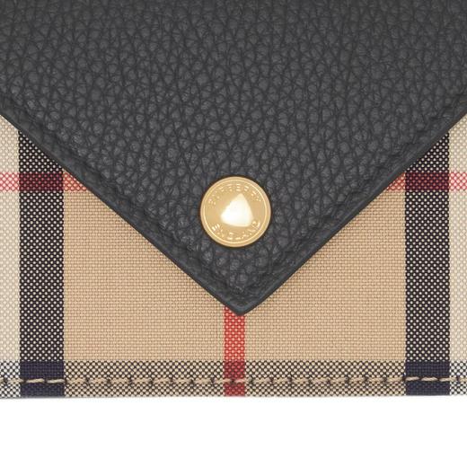 BURBERRY 巴宝莉 女士复古格纹皮革卡包 混色 8022342 A1189 商品图3