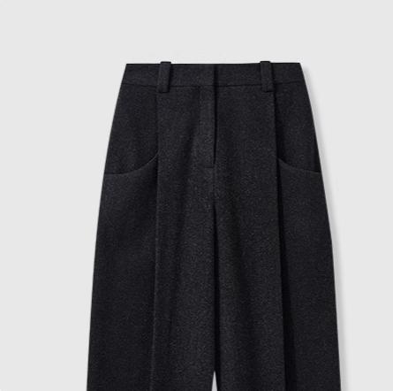 【高品质私服】【t*erow奢牌加厚全羊毛百搭直筒裤】周二（10.14）上午10点开始 轻松潇洒造型，360°藏肉显瘦显腿长，百搭不挑人【无标出货 介意慎拍】 商品图11