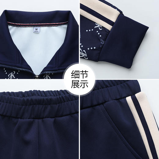 SP55-6201 中老年运动套装女春秋冬2024新款时尚气质显瘦50岁女人外套妈妈装 商品图4