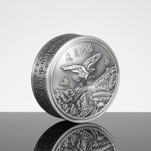 子佩集S999银【大展宏图】杯摆件【DLBJB029-150】纯银内胆泡茶杯2401 商品图2