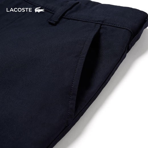 Lacoste法国鳄鱼男装新款直筒裤时尚纯色商务长裤HH2203-10 商品图4