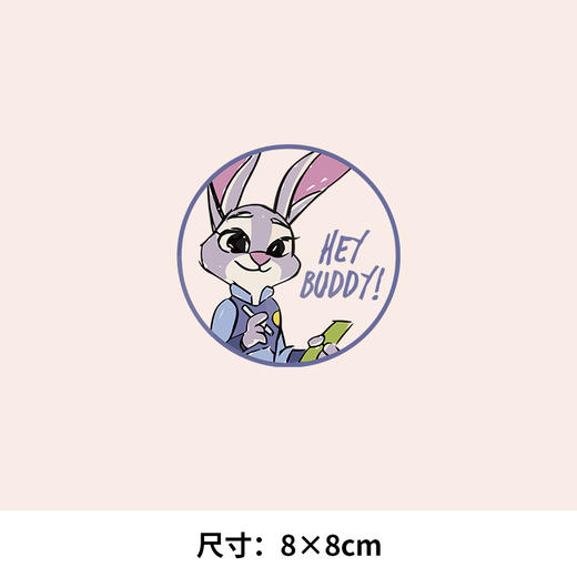 儿童潮牌卡通狐尼克兔朱迪印花T恤卫衣图案热转印印白墨烫画 商品图2