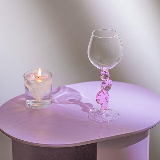 Ichendorf 仙⼈掌酒杯  350ml 意大利创意手工玻璃葡萄酒高脚杯 商品图6