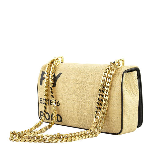 BURBERRY 巴宝莉 女士TB专属标识小号 Horseferry 印花绗缝Lola包 米色 8030229 A1395 商品图2