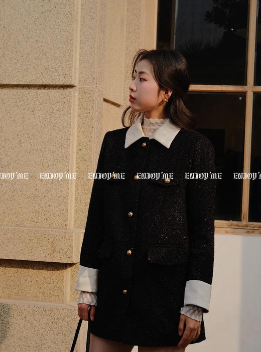 【门店同款】ENJOY冬季法式亮丝中长款羽绒外套 155610524 商品图4