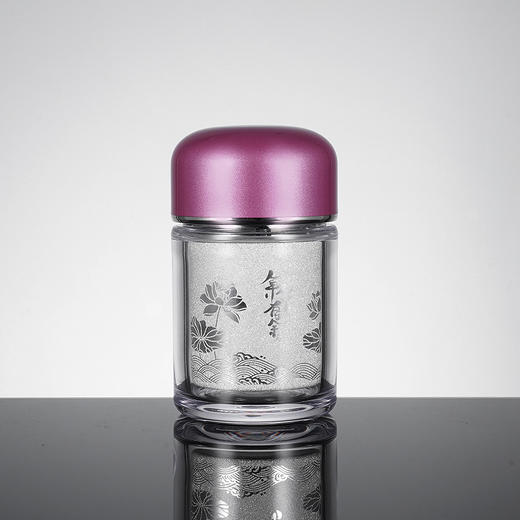 子佩集S999银【秀雅】杯摆件【DLBJB031】纯银内胆-粉色泡茶杯2401 商品图1