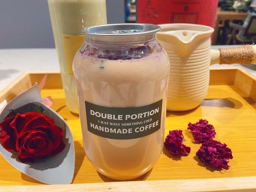 【玫瑰罐罐牛乳茶】现煮鲜奶茶/热，500𝐦𝐥 商品图1