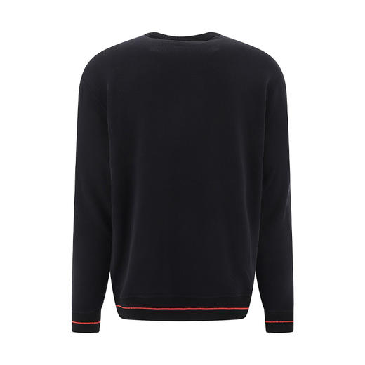 BURBERRY 巴宝莉 男士TB专属标识条纹印花棉质运动针织衫 黑色 8026939 A1189 商品图1