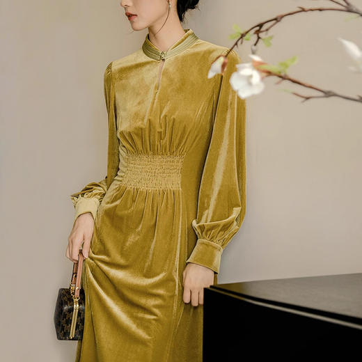 裁缝学苑AS181新中式马甲连衣裙纸样中国风女装改良复古旗袍丝绒裙子套装样板 商品图1