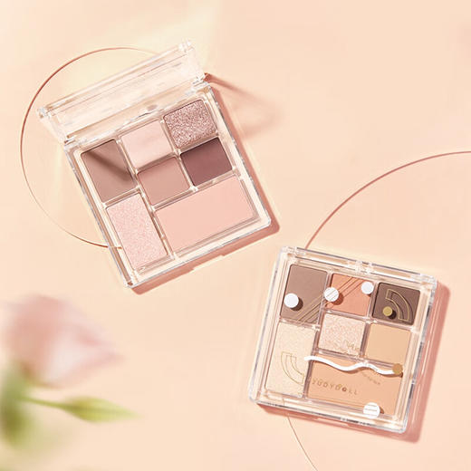 【热卖色号】橘朵（Judydoll）玩趣七色眼影盘持久美拉德色系日常妆#16生椰拿铁盘 商品图4