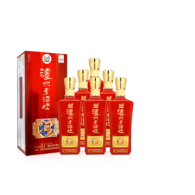 【酒厂直营】52度 泸州老酒坊 红运开怀 625ml*6     泸州老窖官方旗舰店（内含礼品袋）