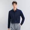 【舒弹丝】柒牌衬衫男长袖春季新品条纹提花抗菌男士休闲翻领衬衣	126A70880 商品缩略图1