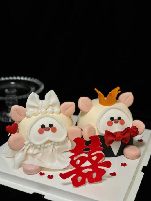 小动物喜订婚蛋糕（提前一天预定） 商品图2