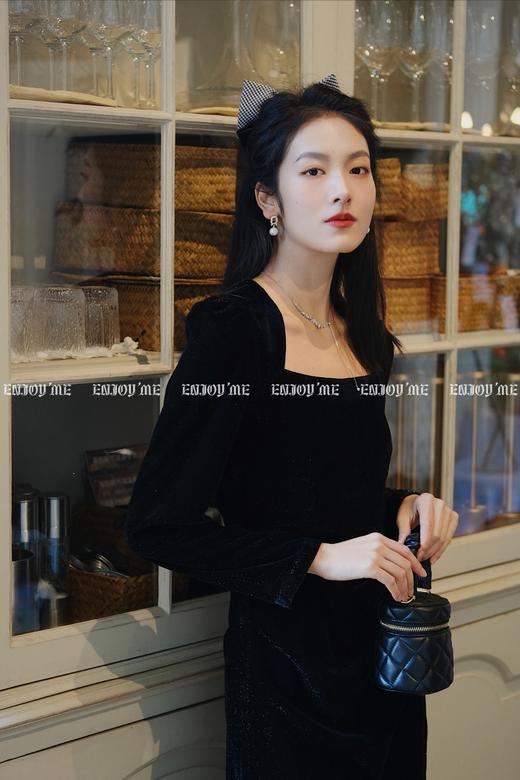 【门店同款】ENJOY春季抽绳开衩连衣裙 149678098 商品图4