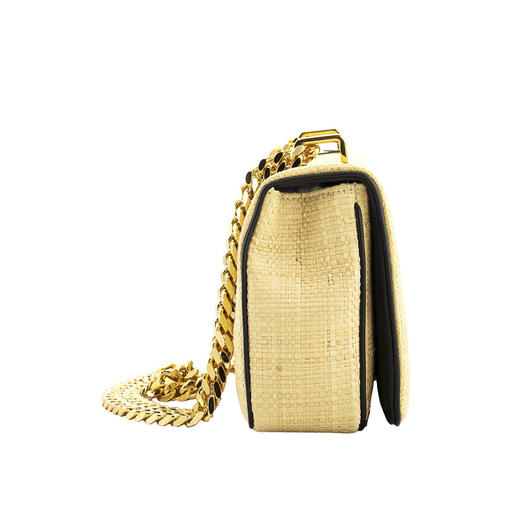 BURBERRY 巴宝莉 女士TB专属标识小号 Horseferry 印花绗缝Lola包 米色 8030229 A1395 商品图1