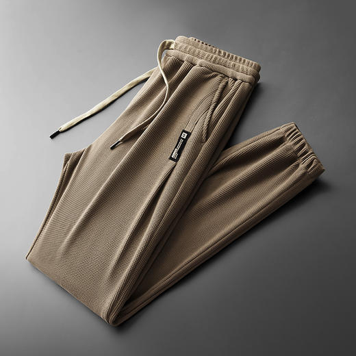 【华夫格】【新款DDP】大依优型大码休闲裤束脚运动裤弹力松紧腰弹力加肥加大宽松大码男士长裤 商品图2