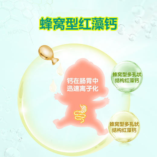 澳立佳美国原装进口海藻钙（含D3+K2）60粒凝胶糖果（200mg升级版） 商品图3