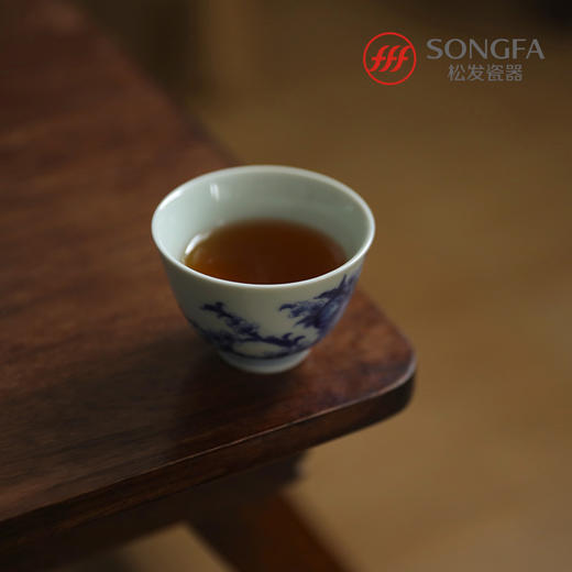 7头寿桃青花茶具 商品图3