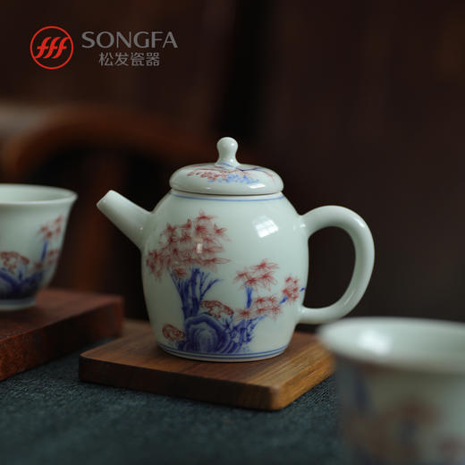 8头雅竹青花茶具 商品图7