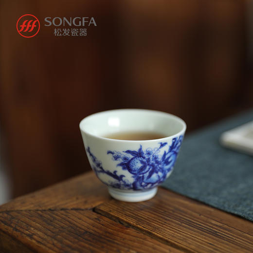 8头寿桃青花茶具 商品图7