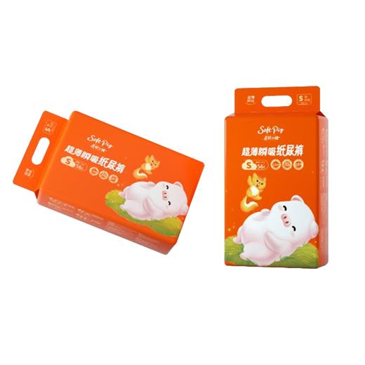 柔软小猪超薄瞬吸纸尿裤 商品图0