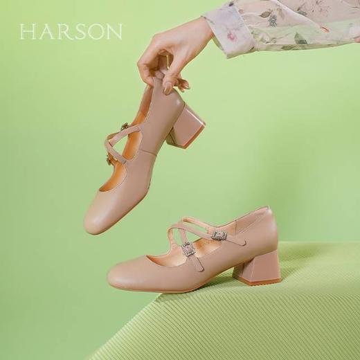 【女鞋好货节】BF楼HARSON哈森24年新品圆头小跟原价1298现价752 商品图2
