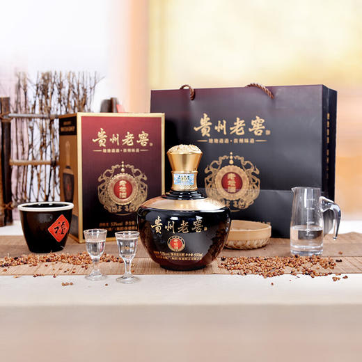【自营】茅台贵州老窖老坛酒酱香型白酒53度500mL*6瓶整箱装茅台12.16-1.4下单赠送喜福盛世小酒52度100ml*5瓶 商品图1