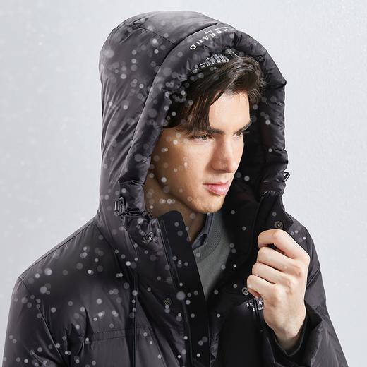 【白鸭绒】柒牌羽绒服2024冬季新款男士时尚休闲连帽加厚防风外套	127E70130 商品图2