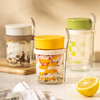 摩登主妇隔夜燕麦杯酸奶杯刻度牛奶杯豆浆杯外带奶昔杯便携早餐杯 商品缩略图0