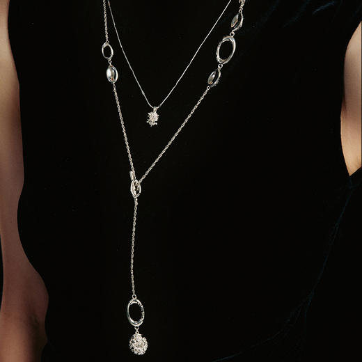 ATELIERSÓ 24SS KARAT 系列-椭圆拼接长项链 商品图2