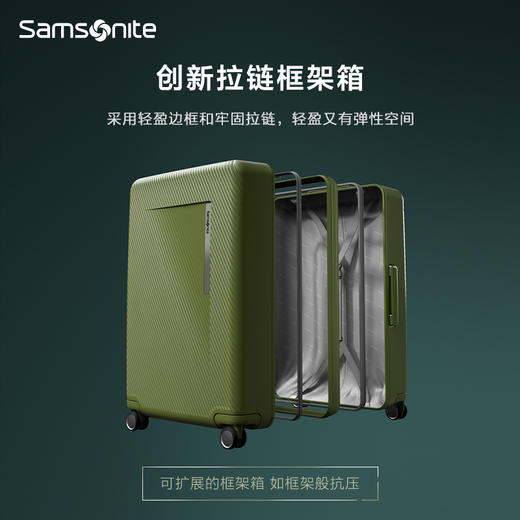 24SS新秀丽ZIPPRIX系列PC材质创新拉链框架箱QX2 商品图2