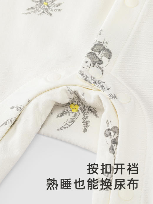 英氏新生婴儿衣服熊猫婴幼儿爬服2024春秋宝宝连体衣YLHAJ0Q003A YLAAJ0Q003A YLDAJ0Q002A 商品图2