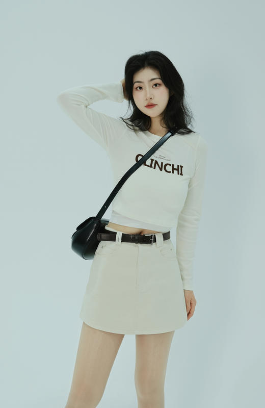 【门店同款】ENJOY春季辣妹字母长袖T 155995145 商品图3