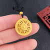 【限时克减128元】足金999.9 #八宝罗盘 #小红书 古法挂绳空心镂空八宝罗盘吊坠（面宽约21.2mm，含珠子）(ANWZGFDZ00200-4)预售产品下单后不退款不退货不换货不补差价 商品缩略图4