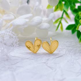 【限时克减150元】足金999.9 【精品】爱心鱼鳞耳饰心形鱼鳞耳饰(OES00140)（预售产品下单后不退款不退货不换货不补差价（预售产品下单后不退款不退货不换货不补差价