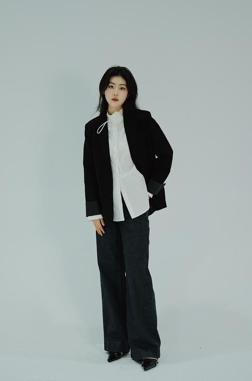 【门店同款】ENJOY春季袖口拼色西装 155619801 商品图6