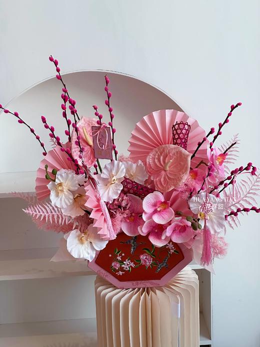 龙年仿真年宵花 堇色年华· 花盒 商品图0