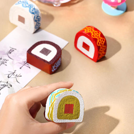 故宫角楼咖啡蛋糕卷冰箱贴 商品图1