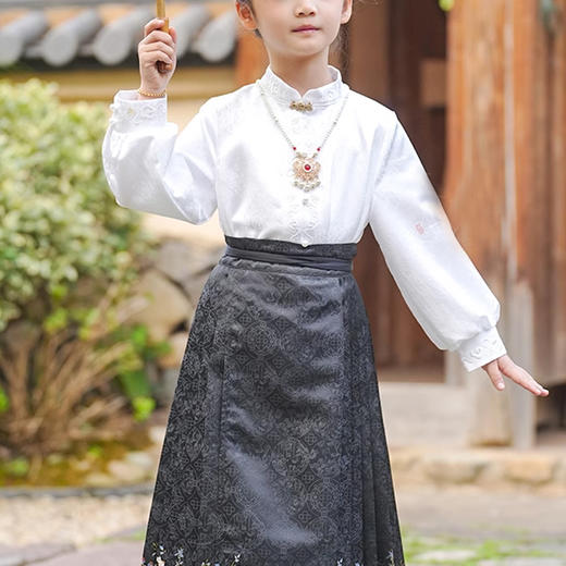 裁缝学苑TX40 新款儿童汉服中式衬衫纸样童装唐装打版裁剪样板 商品图5