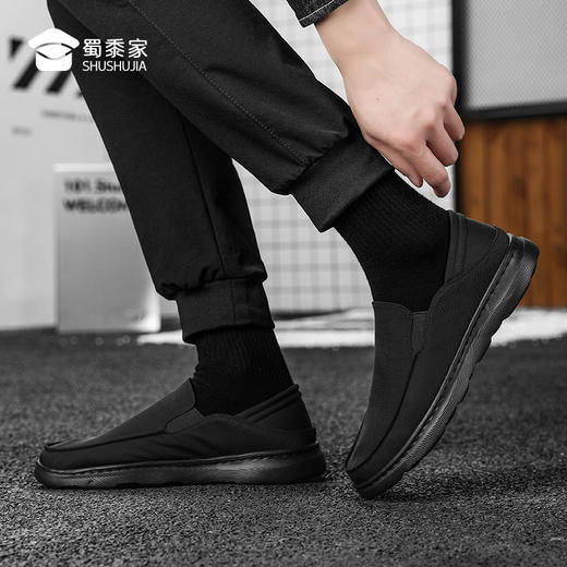 【实付满399送保温杯】【一脚蹬轻弹透气冰丝布鞋】轻便三防冰丝布鞋易穿脱室内室外鞋靴老北京布鞋XB403 商品图8