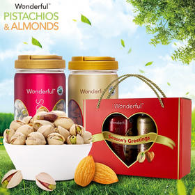 美国万多福进口罐装坚果礼盒1116g/058958 经典盐焗开心果&经典盐焗巴旦木高品质坚果品牌