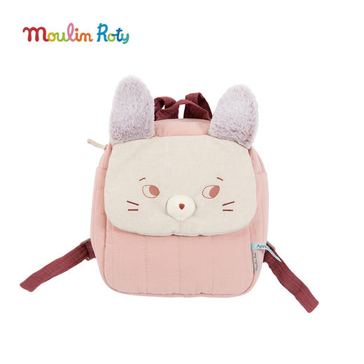 Moulin Roty 云朵小绵羊深灰色/黑色背包 儿童背包 适合年龄3岁+ 雨后系列 715071 商品图5