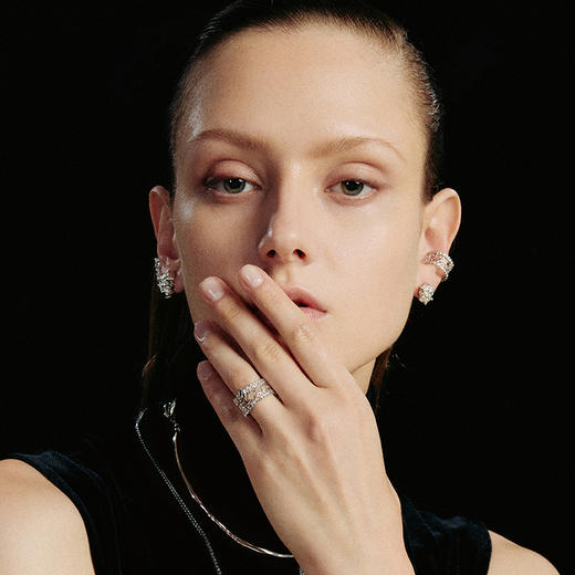 ATELIERSÓ 24SS KARAT 系列-蕾丝马眼克拉戒指 商品图4