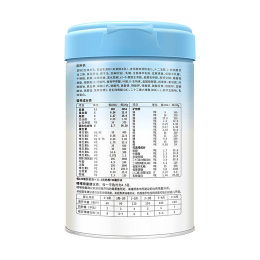 百跃纽贝能素1段婴幼儿配方羊乳粉700g （0-6个月）新生儿宝宝 商品图1