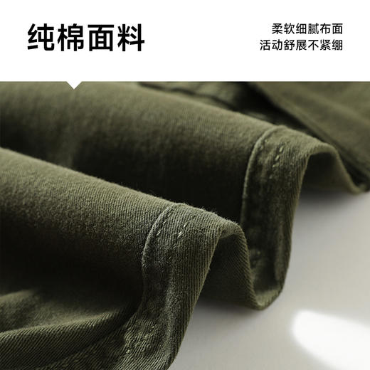 【纯棉】【新款DYG】大依优型大码束脚工装裤休闲裤松紧腰弹力加肥加大宽松大码男士长裤 商品图3